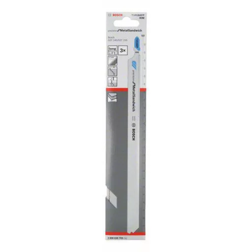 Bosch Accessories 2608636793 T 1018 AFP szúrófűrészlap - Precision for Metal-Sandwich 3 db