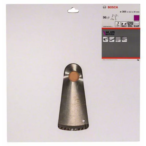 Bosch Accessories Multi Material 2608640453 Keményfém körfűrészlap 305 x 30 x 3.2 mm Fogak száma (collonként): 96 1 db