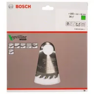   Bosch Accessories Optiline 2608640603 Keményfém körfűrészlap 165 x 30 x 2.6 mm Fogak száma (collonként): 36 1 db