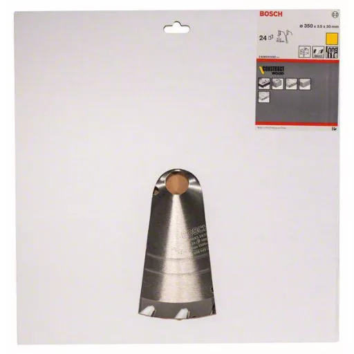 Bosch Accessories Construct Wood 2608640692 Keményfém körfűrészlap 350 x 30 x 3.5 mm Fogak száma (collonként): 24 1 db