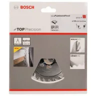   Bosch Accessories Top Precision 2608642128 Formázó körfűrészlap 100 x 22 x 3.6 mm Fogak száma (collonként): 12 1 db
