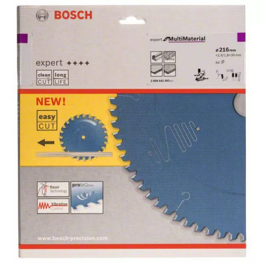 Bosch Accessories Expert for Multi Material 2608642493 Körfűrészlap 216 x 30 x 2.4 mm Fogak száma (collonként): 64 1 db