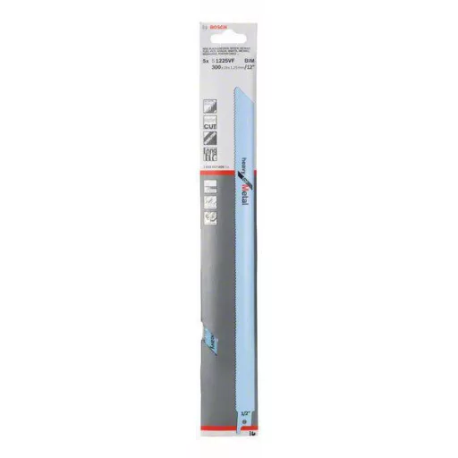 Bosch Accessories 2608657409 Szablyafűrészlap S 1225 VF - Heavy for Metal 5 db
