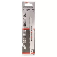   Bosch Accessories 2608657608 Szablyafűrészlap S 610 VF - Heavy for Wood and Metal Fűrészlap hossz 150 mm 5 db