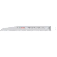   Bosch Accessories 2608657610 Szablyafűrészlap S 1110 VF - Heavy for Wood and Metal Fűrészlap hossz 225 mm 5 db