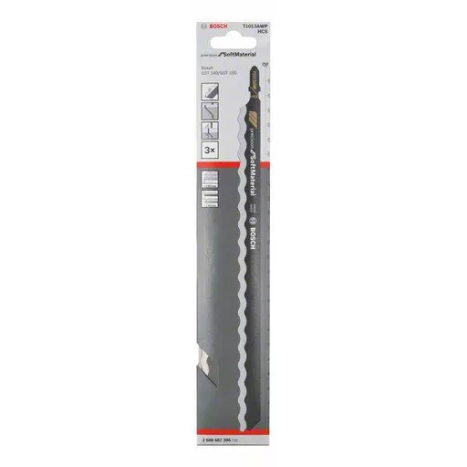 Bosch Accessories 2608667396 T 1013 AWP szúrófűrészlap - Precision for Soft Material 3 db