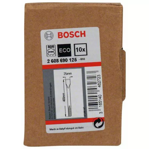 Bosch Accessories 2608690125 Lapos véső 25 mm Teljes hossz 400 mm SDS-Max 10 db