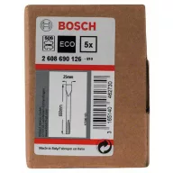   Bosch Accessories 2608690126 Lapos véső 25 mm Teljes hossz 600 mm SDS-Max 5 db