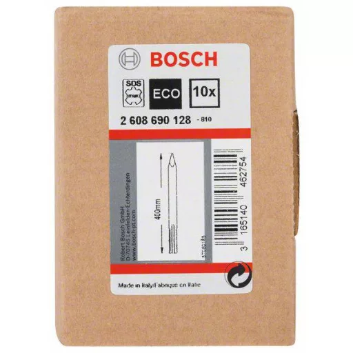 Bosch Accessories 2608690128 Hegyes véső Teljes hossz 400 mm SDS-Max 10 db