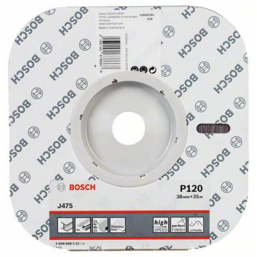 Bosch Accessories 2608608C33 Csiszolópapír tekercs Szemcsézet 120 (H x Sz) 25 m x 38 mm 25 m