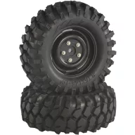   Absima 1:10 Crawler Komplett kerék Offroad V Block Crawler Fekete 2 db