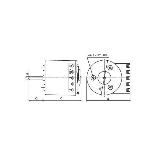 Szabályozó transzformátor 1 x 230 V 502.20 VA 1.86 A 0090 Thalheimer