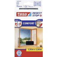 TESA® COMFORT szúnyogháló ablakra, 1,3 x 1,5 m, antracit
