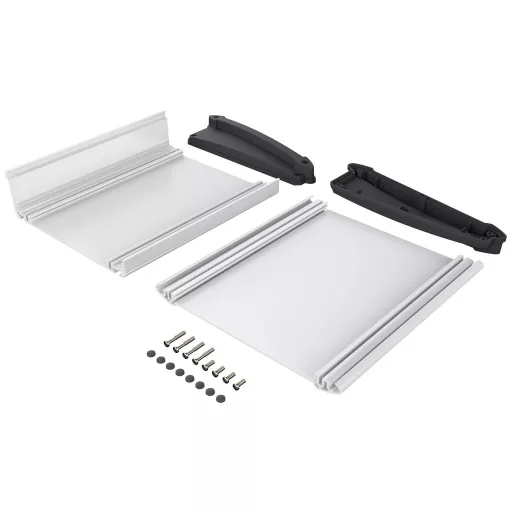 Pult műszerdoboz 200 x 181 x 53 mm, alumínium, grafitszürke, Bopla TOPLINE ATPH 1850-200