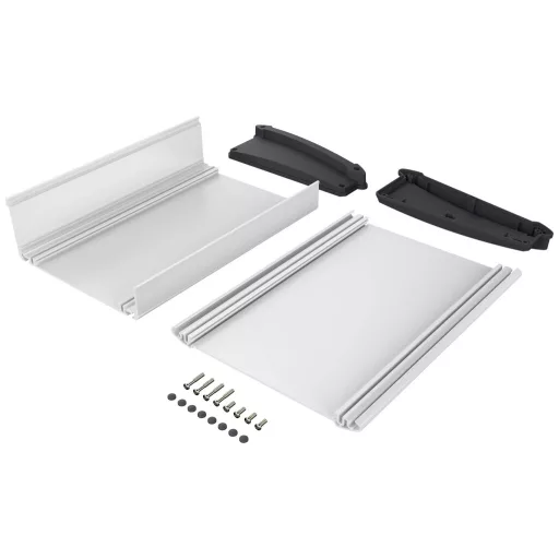 Pult műszerdoboz 250 x 181 x 68 mm, alumínium, grafitszürke, Bopla TOPLINE ATPH 1865-250