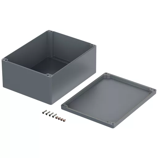 Bopla EUROMAS A 185 01185000 Ipari ház 400 x 310 x 181 Alumínium Ezüstszürke (RAL 7001) 1 db
