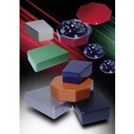   Hammond Electronics présöntött doboz, nyolcszögű 1590STPCCB présöntött, 132,78 x 132,78 x 39,2 mm, kobaltkék