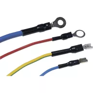   Adagoló doboz, HIS-1 Ø (zsugorodás előtt/után): 1.6 mm/0.8 mm, zsugorodási arány 2:110 m, fekete