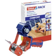   Ragasztószalag adagoló, kézi letekercselő, piros/kék tesapack® Comfort 06400-01-02
