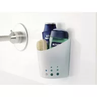   Fali tartó , fehér, fém, Tesa Powerstrips Waterproof 59711