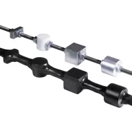   Vastag falú zsugorcső, HA67Ø (zsugorodás előtt/után): 44.4 mm/7.4 mm, zsugorodási arány 6 : 11 m, fekete