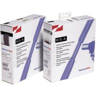   Zsugorcső ragasztóval adagoló dobozban 6/2 mm 5 m 3:1, fekete, HellermannTyton 308-10600