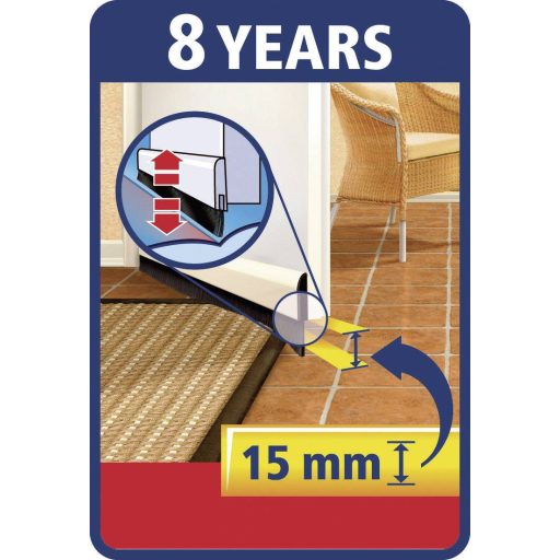 Ajtóseprű 1 m x 40 mm, lakkozott alu, Tesa 05405-102