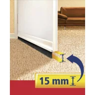 Ajtóseprű 1 m x 43 mm, barna, műanyag, Tesamoll Tesa