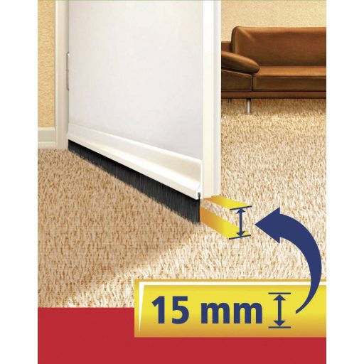 Ajtóseprű 1 m x 43 mm, barna, műanyag, Tesamoll Tesa