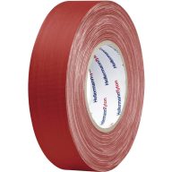   Téphető szövetbetétes ragasztószalag, gaffer tape 50 m x 19 mm, piros színű HellermannTyton HelaTape