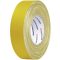 Téphető szövetbetétes ragasztószalag, gaffer tape 50 m x 19 mm, sárga színű HellermannTyton HelaTape