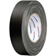   Téphető szövetbetétes ragasztószalag, gaffer tape 50 m x 19 mm, fekete színű HellermannTyton HelaTape