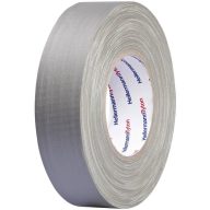   Téphető szövetbetétes ragasztószalag, gaffer tape 50 m x 50 mm, szürke színű HellermannTyton HelaTape