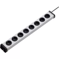 Hálózati elosztó 8 részes, szürke, Ehmann 0200x00082301