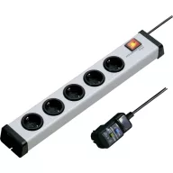   Ehmann 0221x00052309 Érintésvédelmi személyvédős elosztó 5 részes Szürke Védőérintkezős 1 db