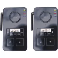   PMR intercom rádió készlet 446MHz-es vezeték nélküli intercom fekete színben m-e modern-electronics FS 2.1