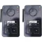 PMR intercom rádió készlet 446MHz-es vezeték nélküli intercom fekete színben m-e modern-electronics FS 2.1