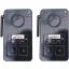 PMR intercom rádió készlet 446MHz-es vezeték nélküli intercom fekete színben m-e modern-electronics FS 2.1