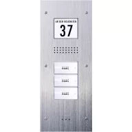   m-e modern-electronics ADV 230 Vistadoor Kaputelefon Vezetékes Külső egység 3 családiház Nemesacél