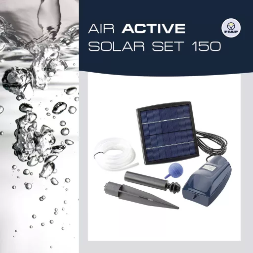 FIAP 2974 Air Active Solar SET 150 Napelemes kerti tó levegőztető 150 l/óra