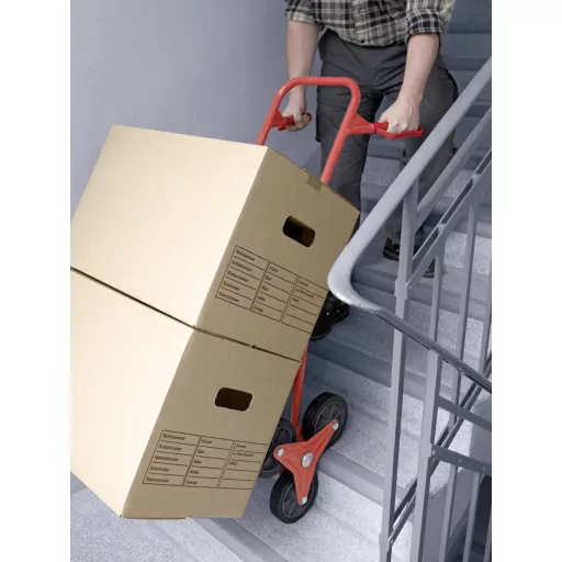 Lépcsőnjáró molnárkocsi, összecsukható 520 mm x 840 mm, max. 120 kg