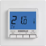   Programozható digitális szobatermosztát, 5 - 30 °C, IP30, Eberle FITNP-3R 527 815 355