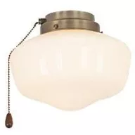   Mennyezeti ventilátor lámpa CasaFan 1 MA Schoolhouse opálüveg (fényes)
