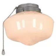   Mennyezeti ventilátor lámpa CasaFan 1 CH Schoolhouse opálüveg (fényes)