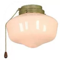   CasaFan 1 MP Schoolhouse Mennyezeti ventilátor lámpa Opálüveg (fényes)