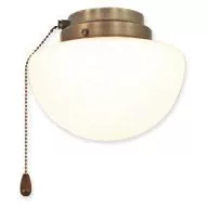   Mennyezeti ventilátor lámpa CasaFan 1S MA félgömb opálüveg (fényes)