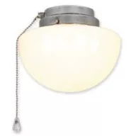   Mennyezeti ventilátor lámpa CasaFan 1S CH félgömb opálüveg (fényes)
