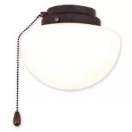   Mennyezeti ventilátor lámpa CasaFan 1S BA félgömb opálüveg (fényes)