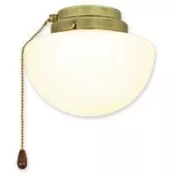  Mennyezeti ventilátor lámpa CasaFan 1S MP félgömb opálüveg (fényes)