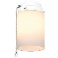   CasaFan 1Z WE ZYLINDER OFFEN Mennyezeti ventilátor lámpa Opálüveg (matt)